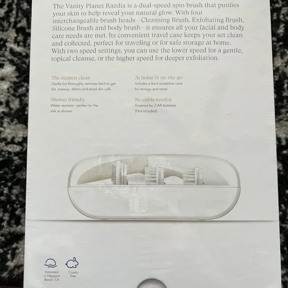 BRAND NEW Vanity Planet Raedia Face Wash brush kit - Picture 3 of 4